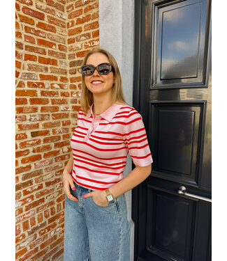 Pila polo roze-rood
