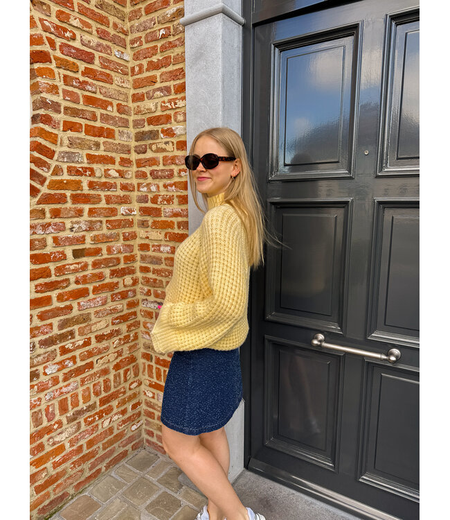 Phea denim rok donkerblauw