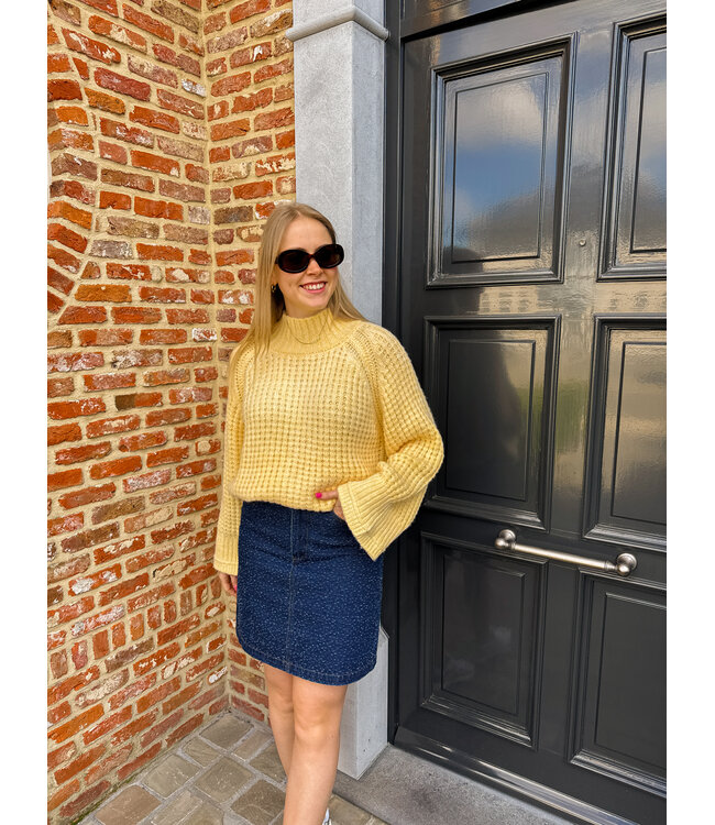 Phea denim rok donkerblauw