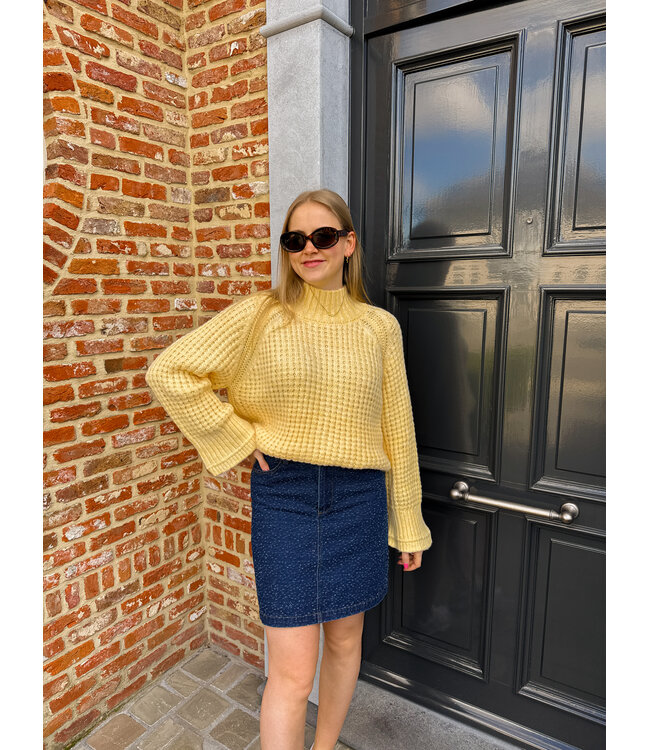 Phea denim rok donkerblauw