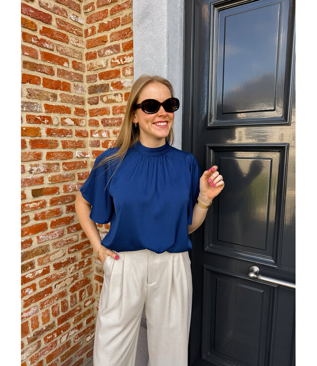 Aileen blouse kobalt