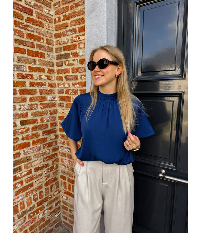 Aileen blouse kobalt