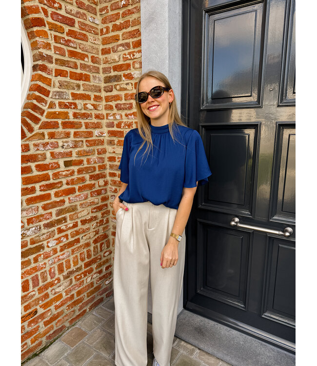 Aileen blouse kobalt