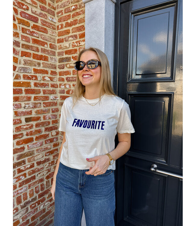 Palina T-shirt crème