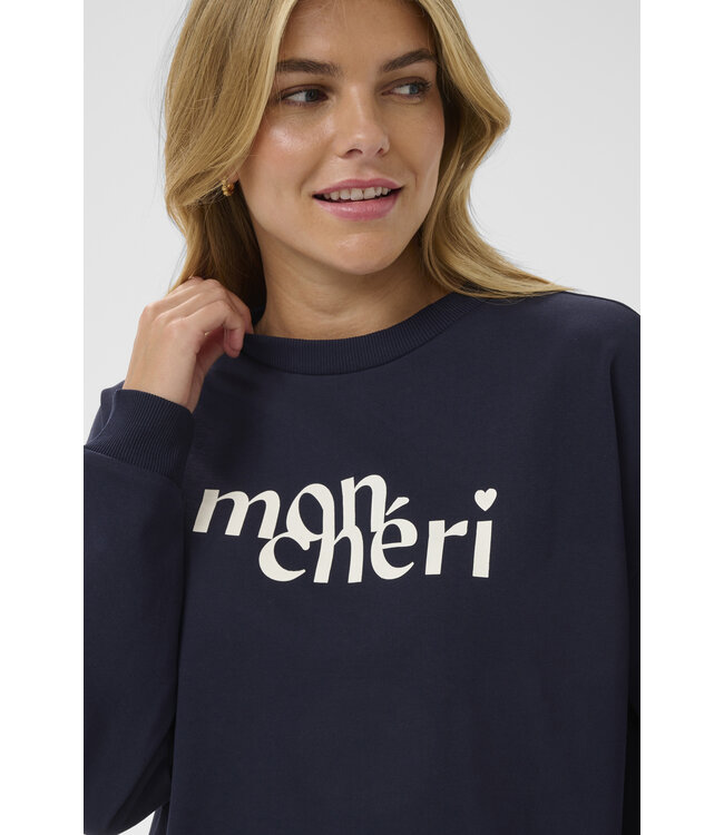 Pegrina sweater donkerblauw