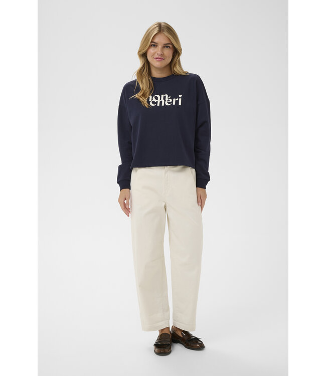 Pegrina sweater donkerblauw