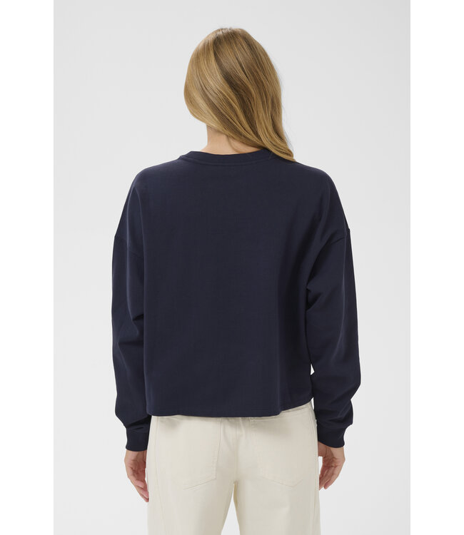 Pegrina sweater donkerblauw