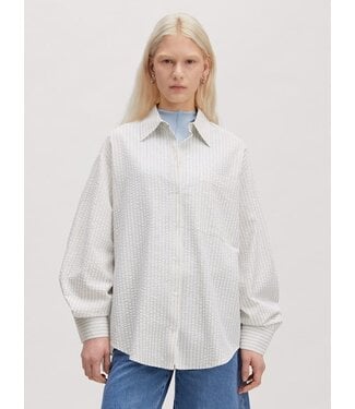 Hanni gestreept shirt crème