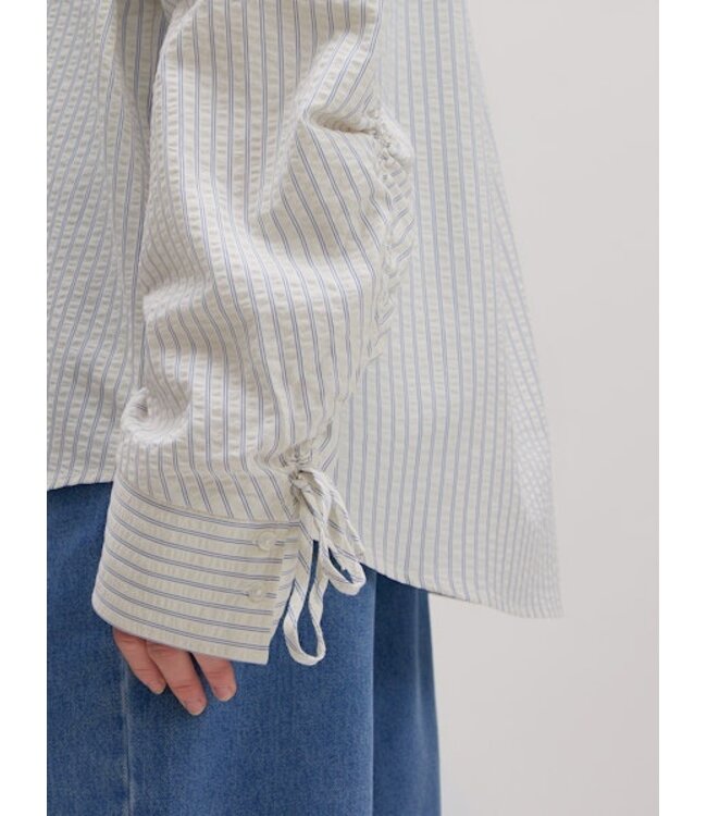 Hanni gestreept shirt crème