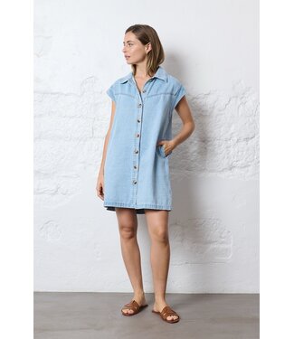 Celia denim jurk blauw