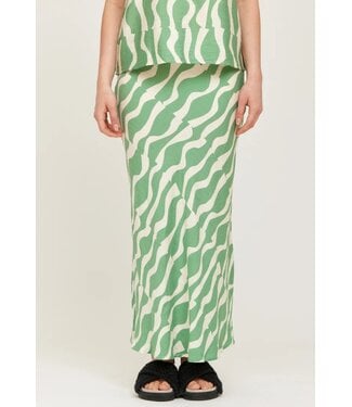 Edit rok crème-groen