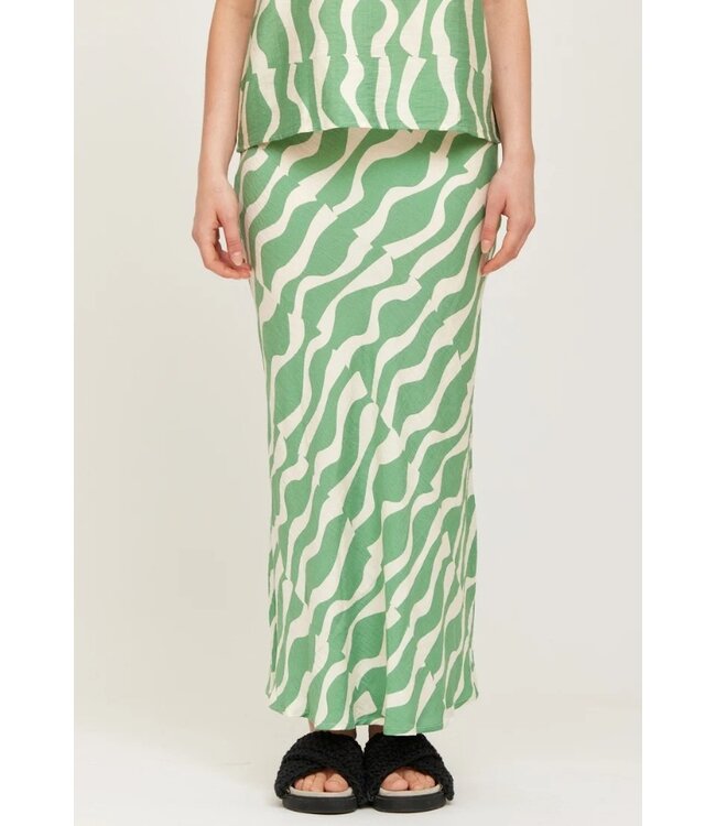 Edit rok crème-groen