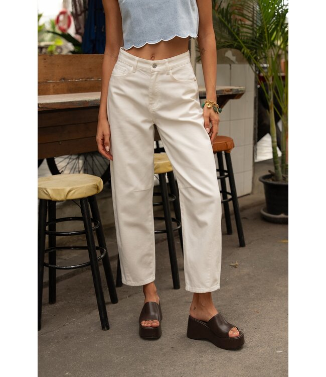 Brandy balloon jeans wit