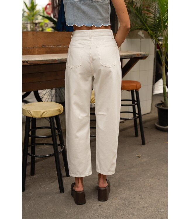 Brandy balloon jeans wit