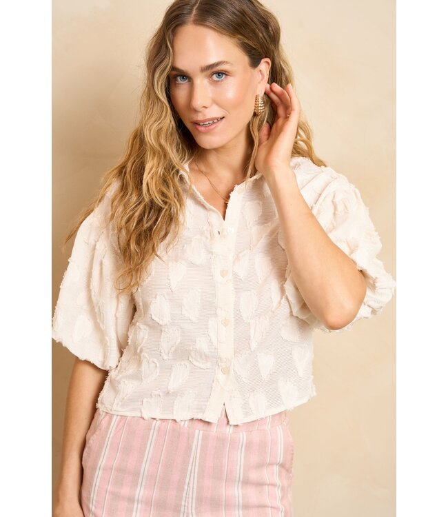 Juna blouse crème