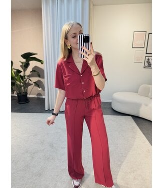 Solana broek framboos