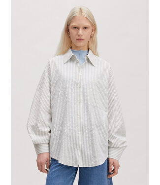 Hanni gestreept shirt crème