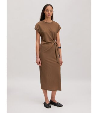 Milla jurk kaki-bruin