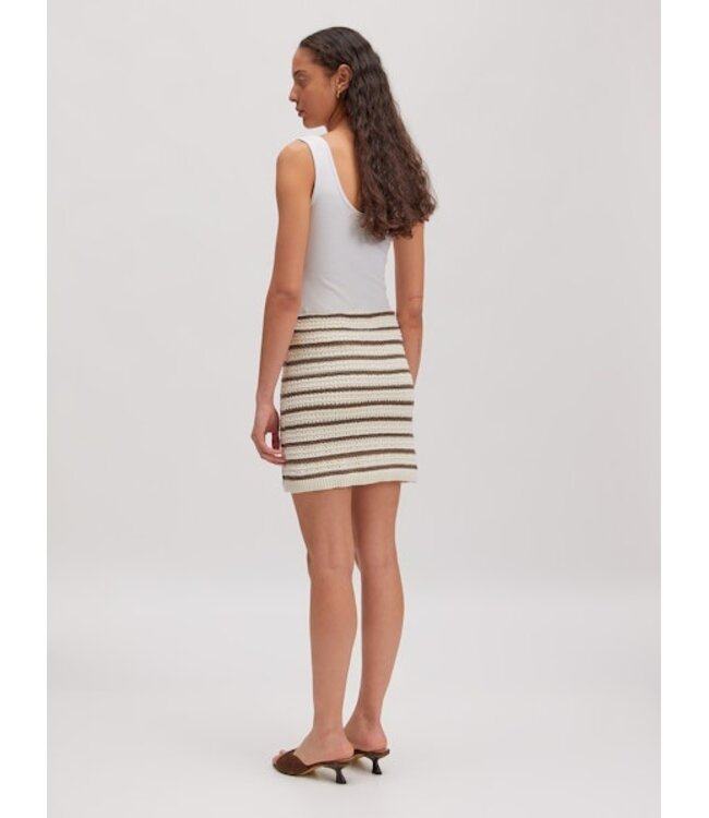 Zorya crochet rok crème-kaki