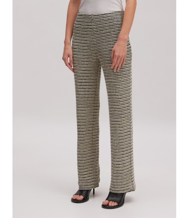 Finn crochet broek crème-zwart