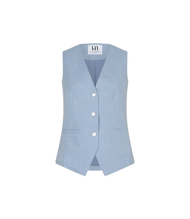 Shirin gilet lichtblauw