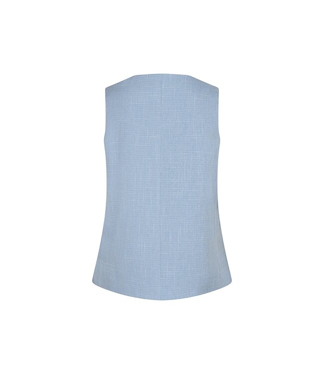 Shirin gilet lichtblauw