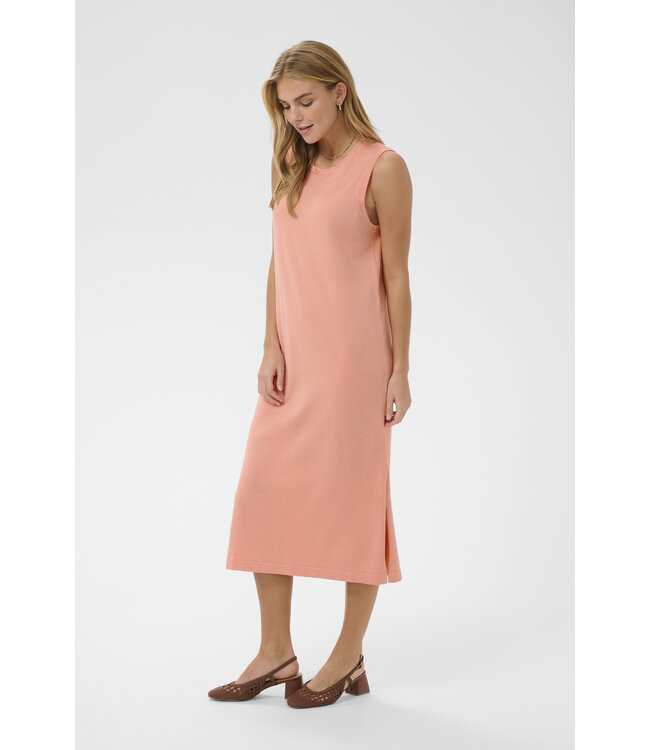 Mila jurk zacht koraal