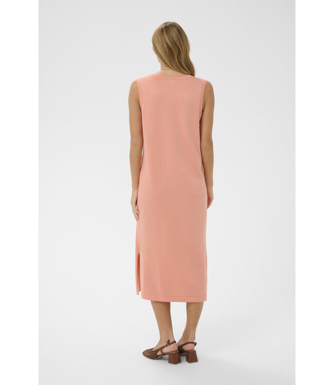 Mila jurk zacht koraal