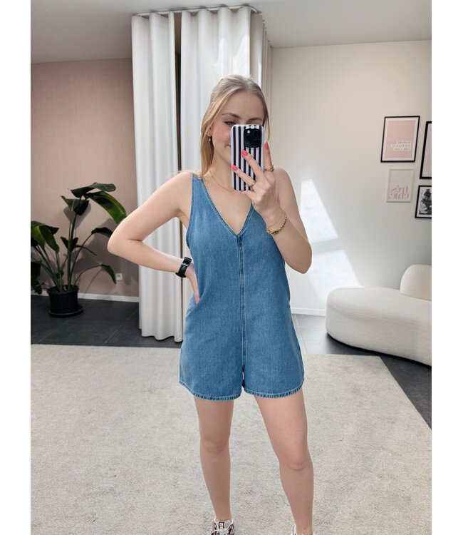 Noel denim playsuit