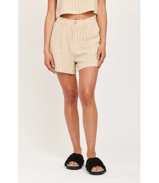 Janina linnen short beige