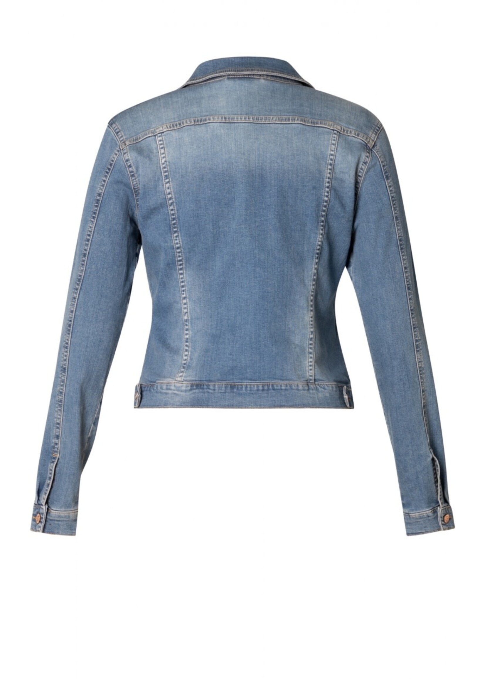 Base Level Curvy Base Level Curvy Spijkerjas Yamila - Organic Cotton Mid Blue (7000067)