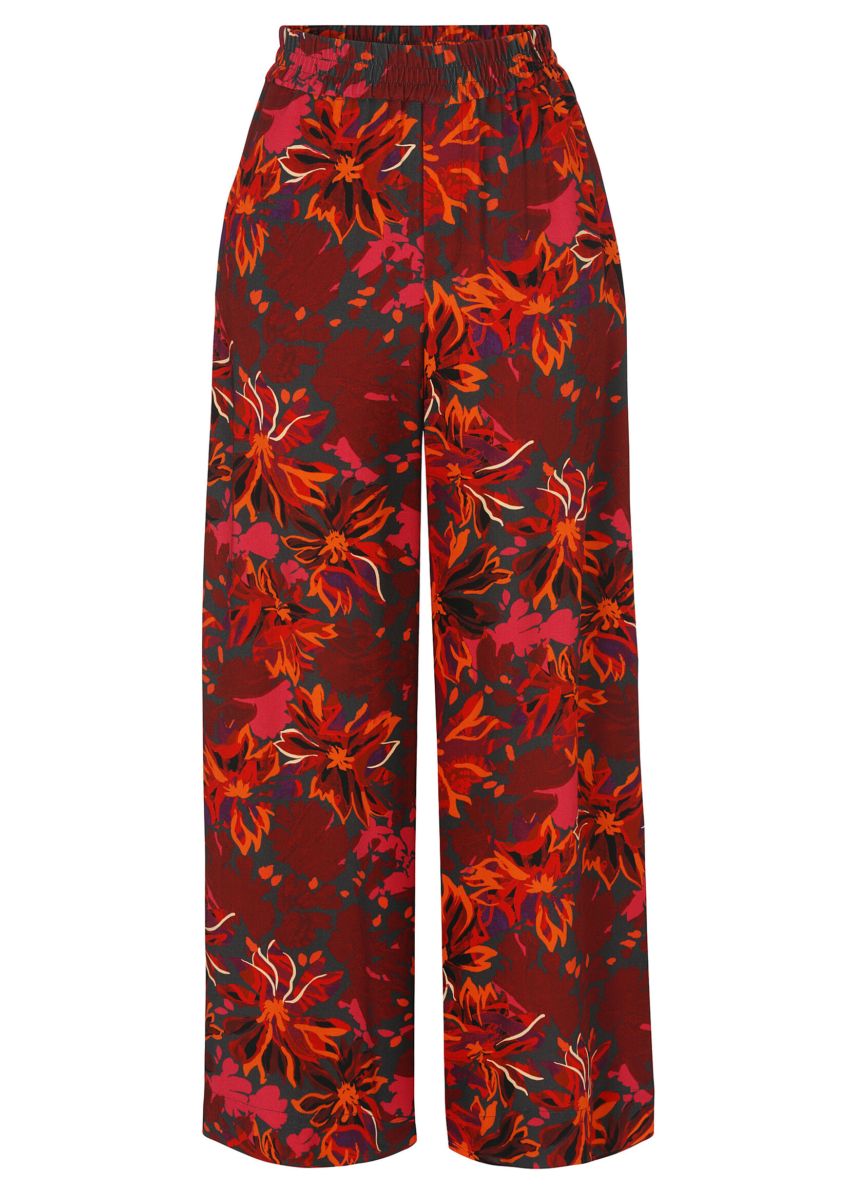 Eiszeit Eiszeit broek met florale print – luchtig, elegant en modieus