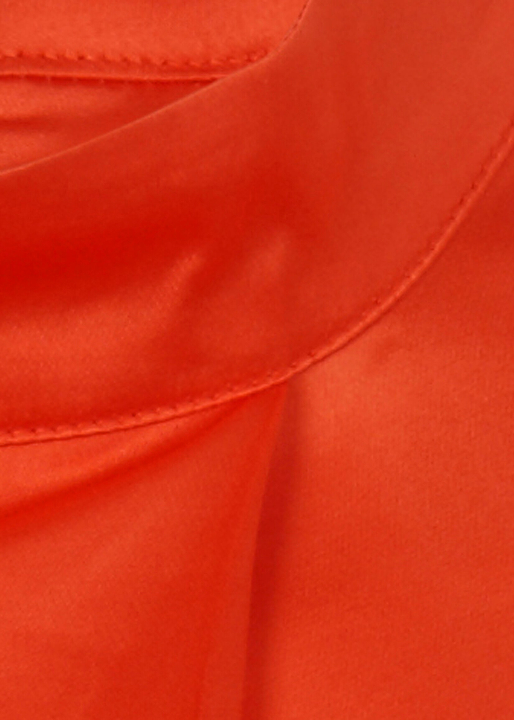 Eiszeit Eiszeit blouse met glans – stijlvolle plus size blouse in oranje viscosemix