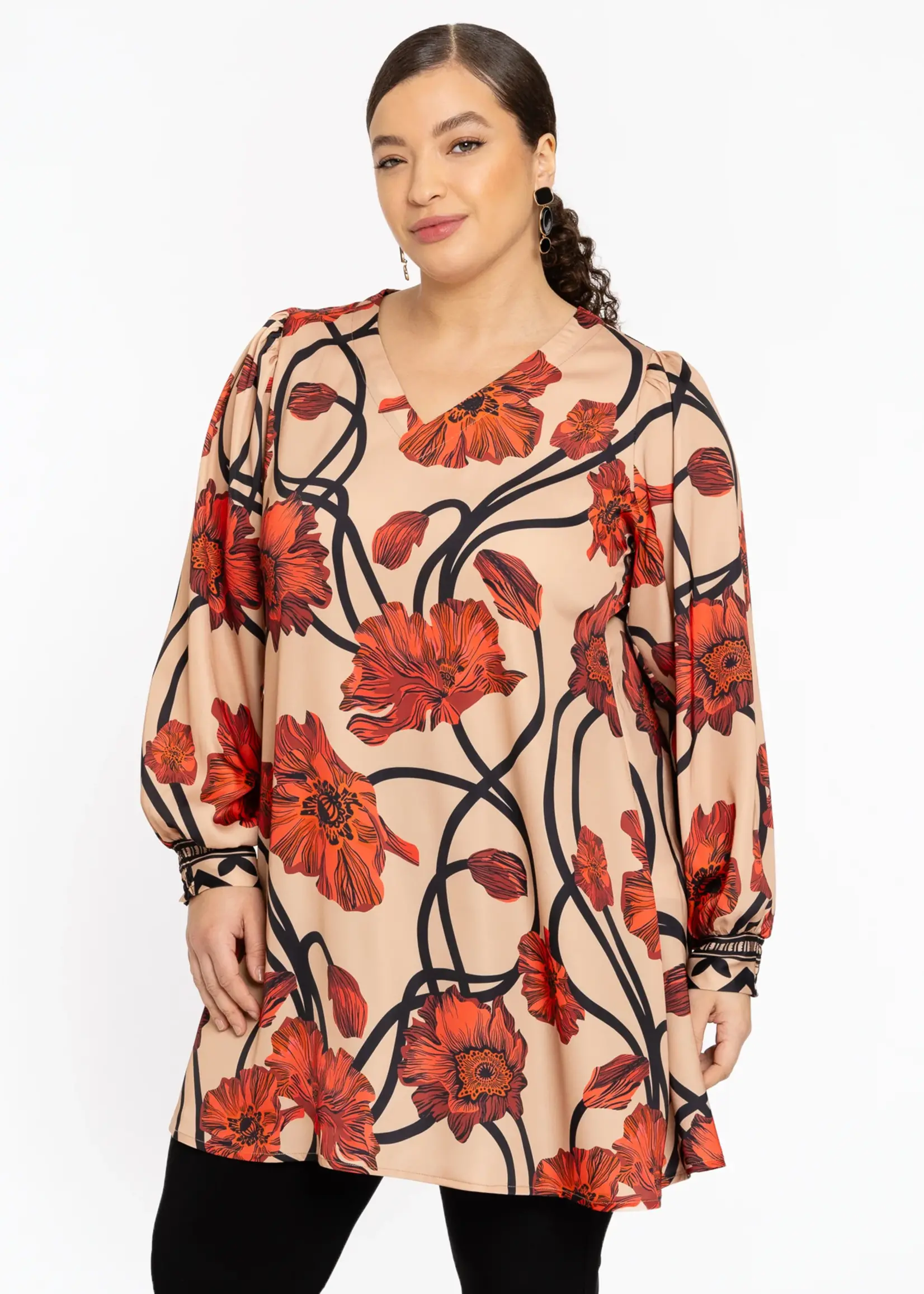 Yoek Yoek Black Label tuniek PAPAVERO – stijlvol en vrouwelijk design