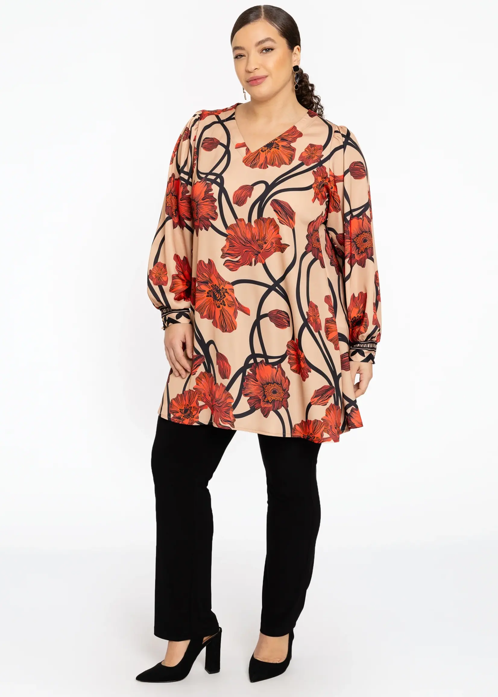 Yoek Yoek Black Label tuniek PAPAVERO – stijlvol en vrouwelijk design