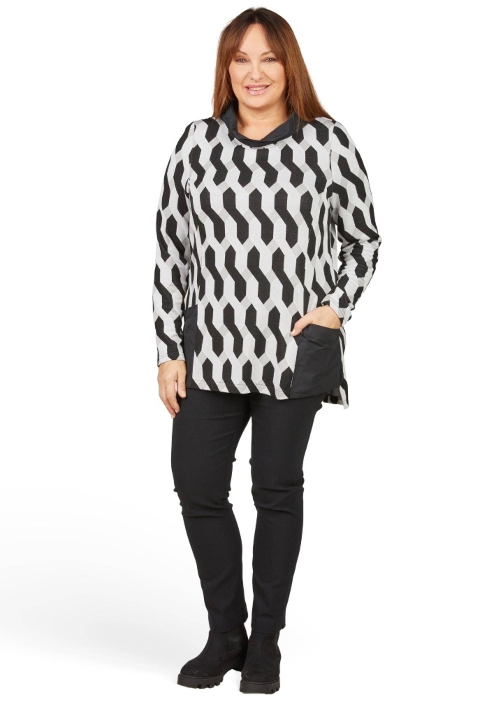 Mona Lisa Mona Lisa trui met trendy kraag – stijlvol en comfortabel design
