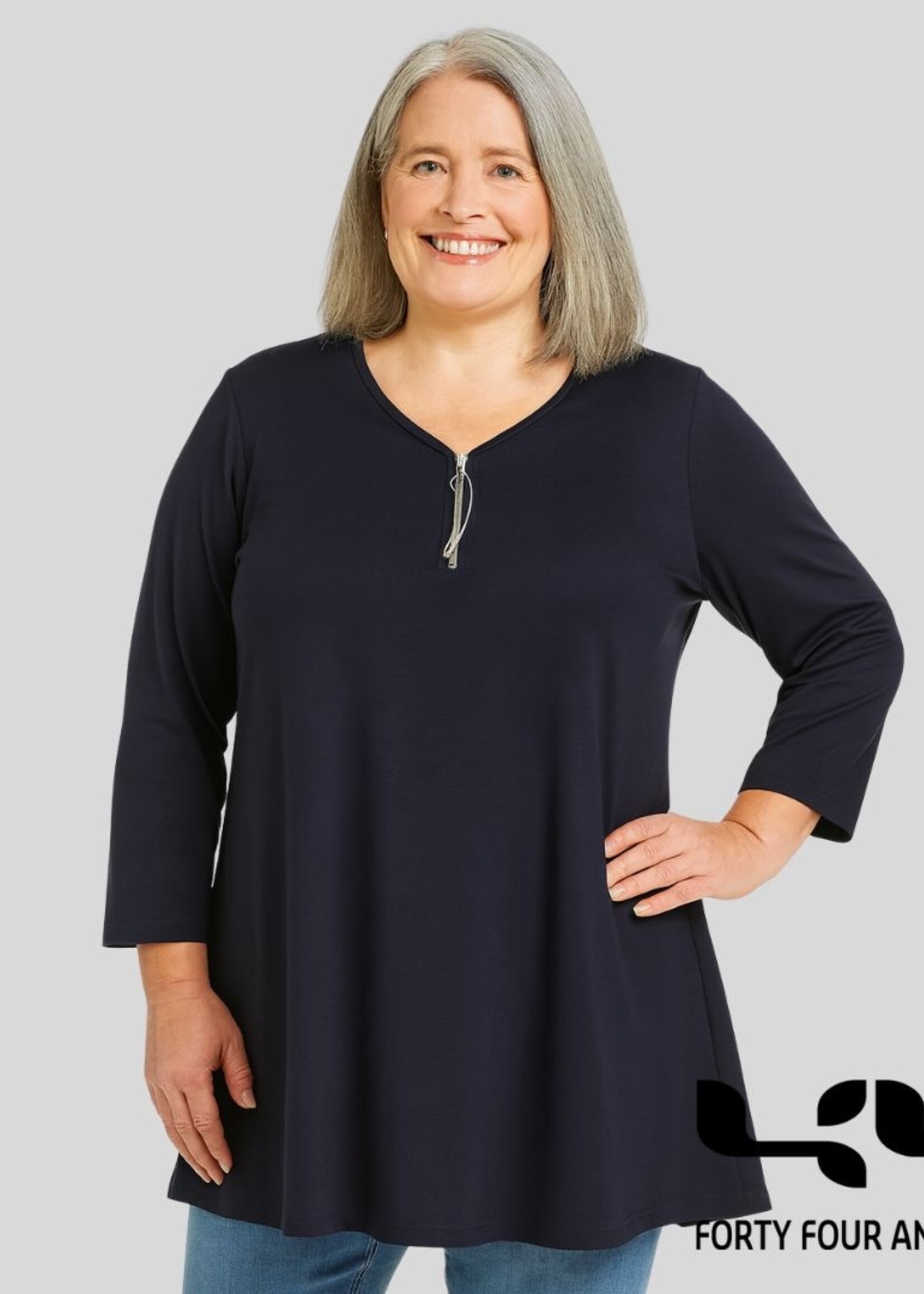 Doris Streich Doris Streich tuniek met ritsdetail – elegant, comfortabel en stijlvol