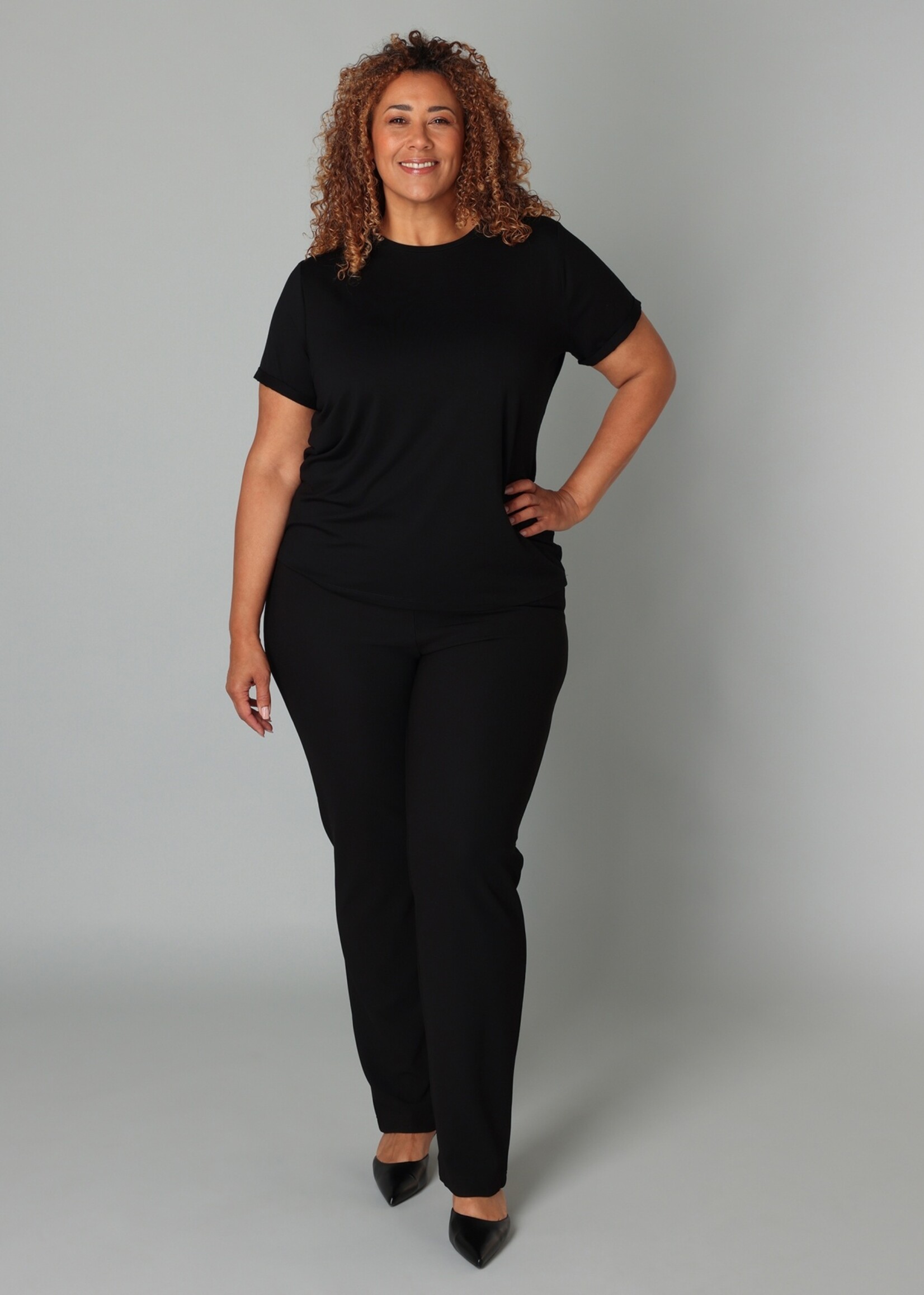 Colletta Regular fit Broek in gladde elastische kwaliteit  Colletta (9000510)