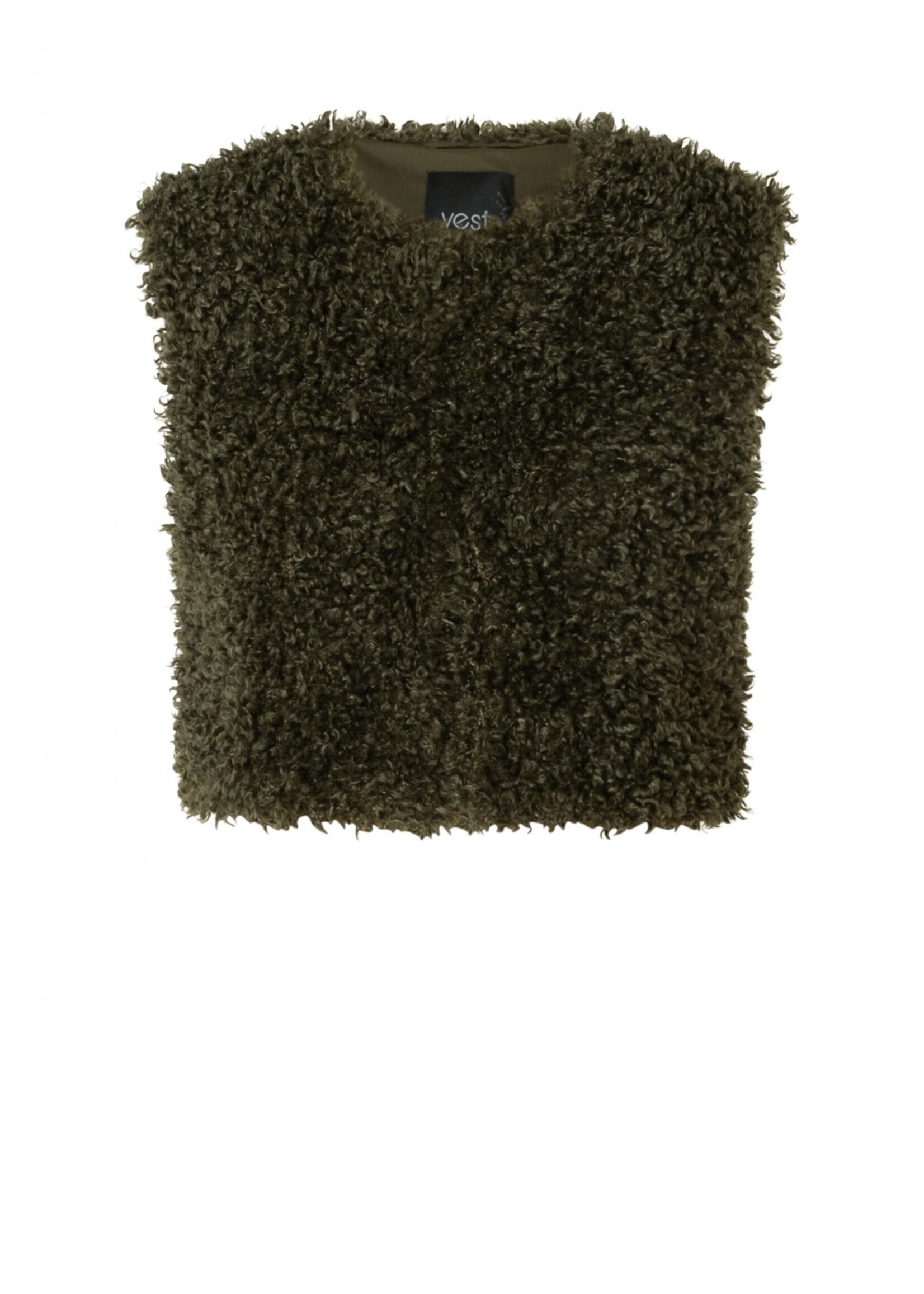 Yest Curve Vestje Gianna in army – stijlvol en veelzijdig  (A005774)