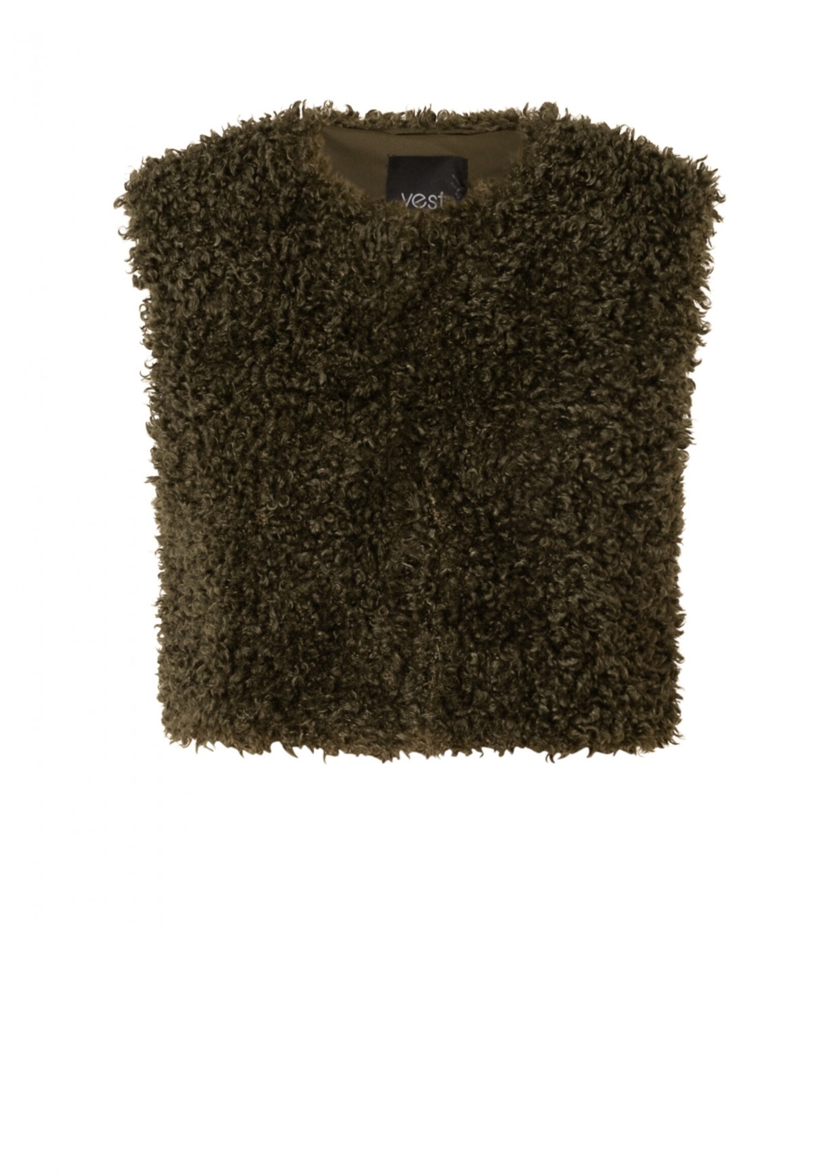 Yest Curve Vestje Gianna in army – stijlvol en veelzijdig  (A005774)
