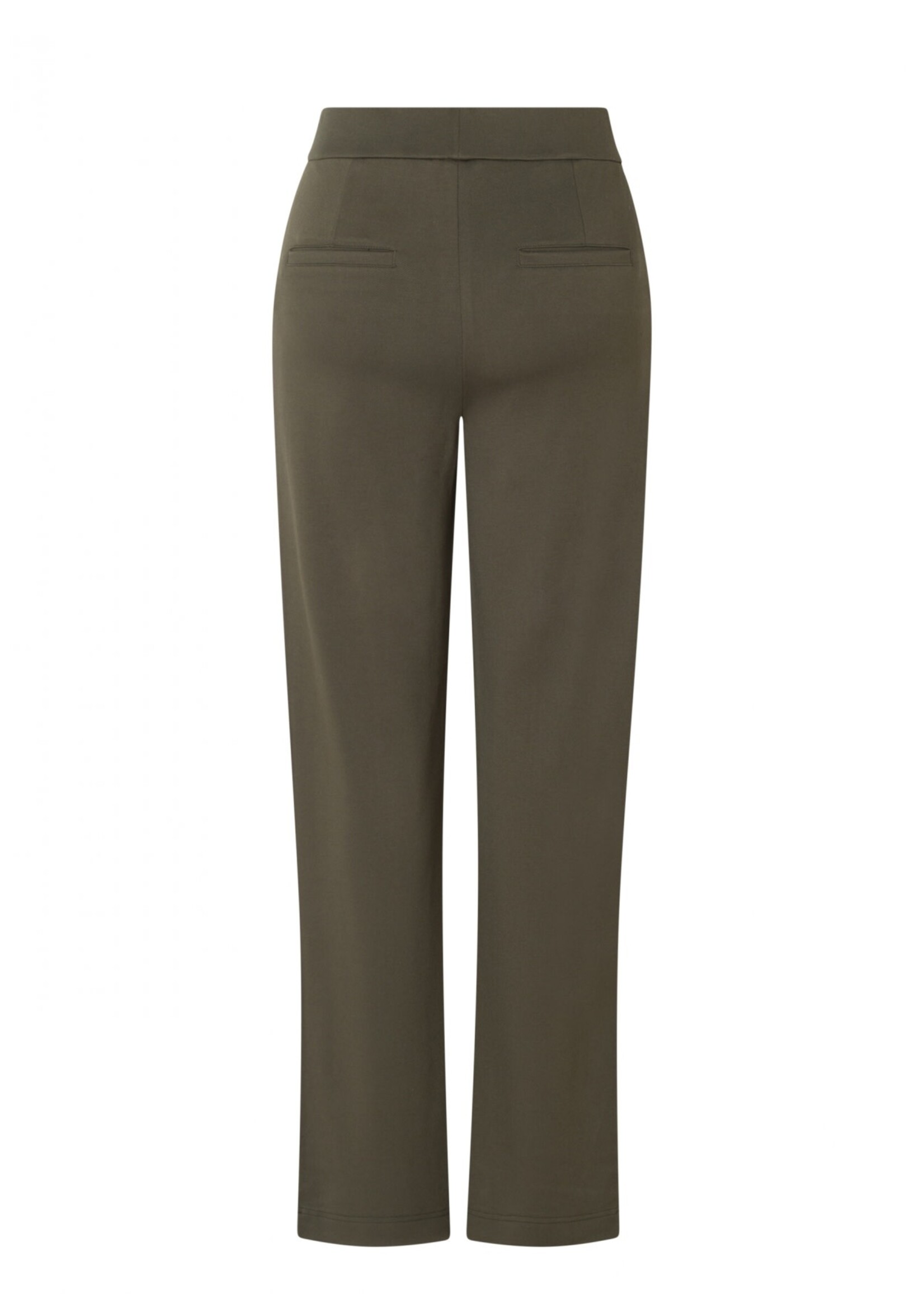 Yest Curve Yest Curve pantalon in groen en bordeaux (A005860)