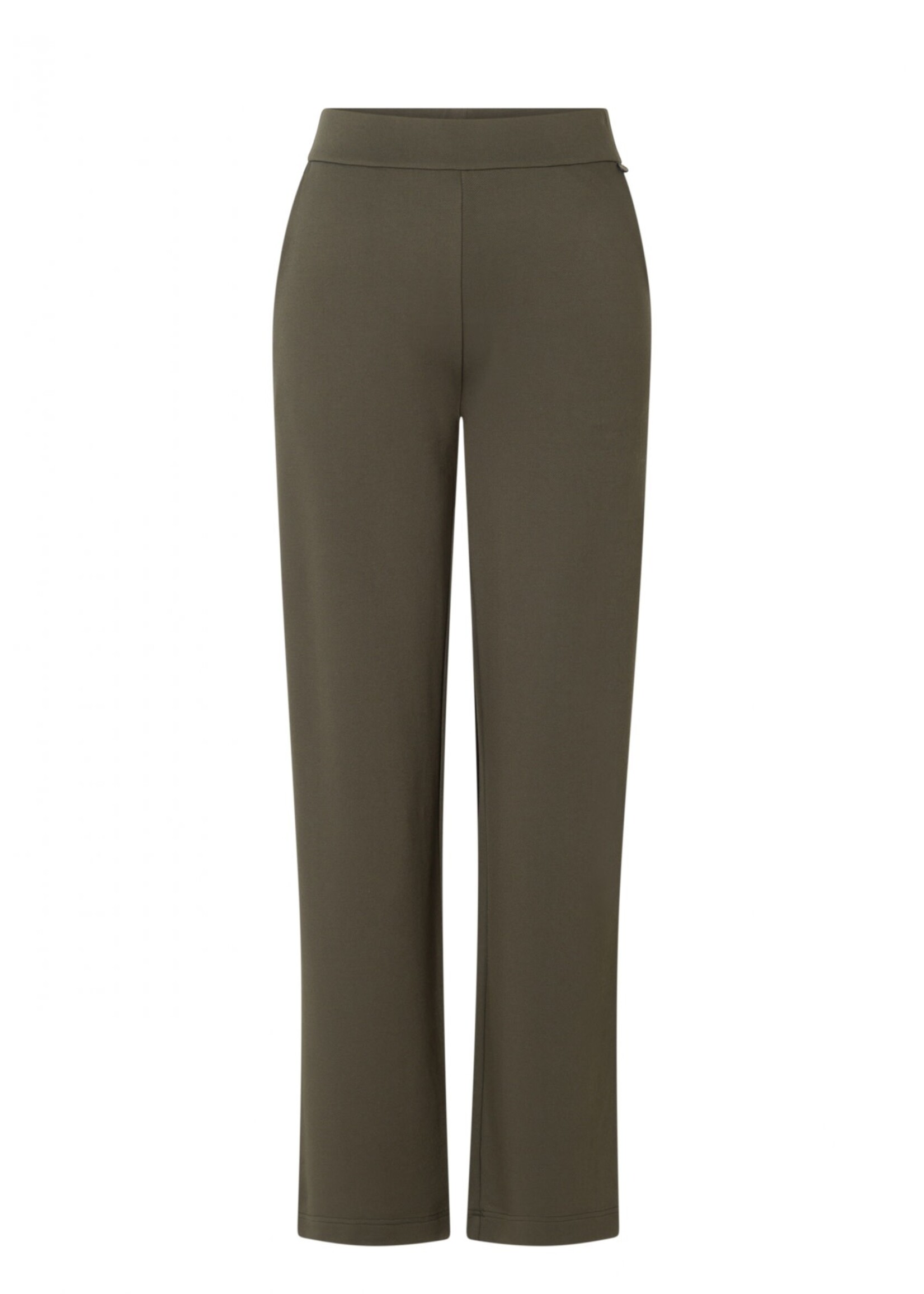 Yest Curve Yest Curve pantalon in groen en bordeaux (A005860)