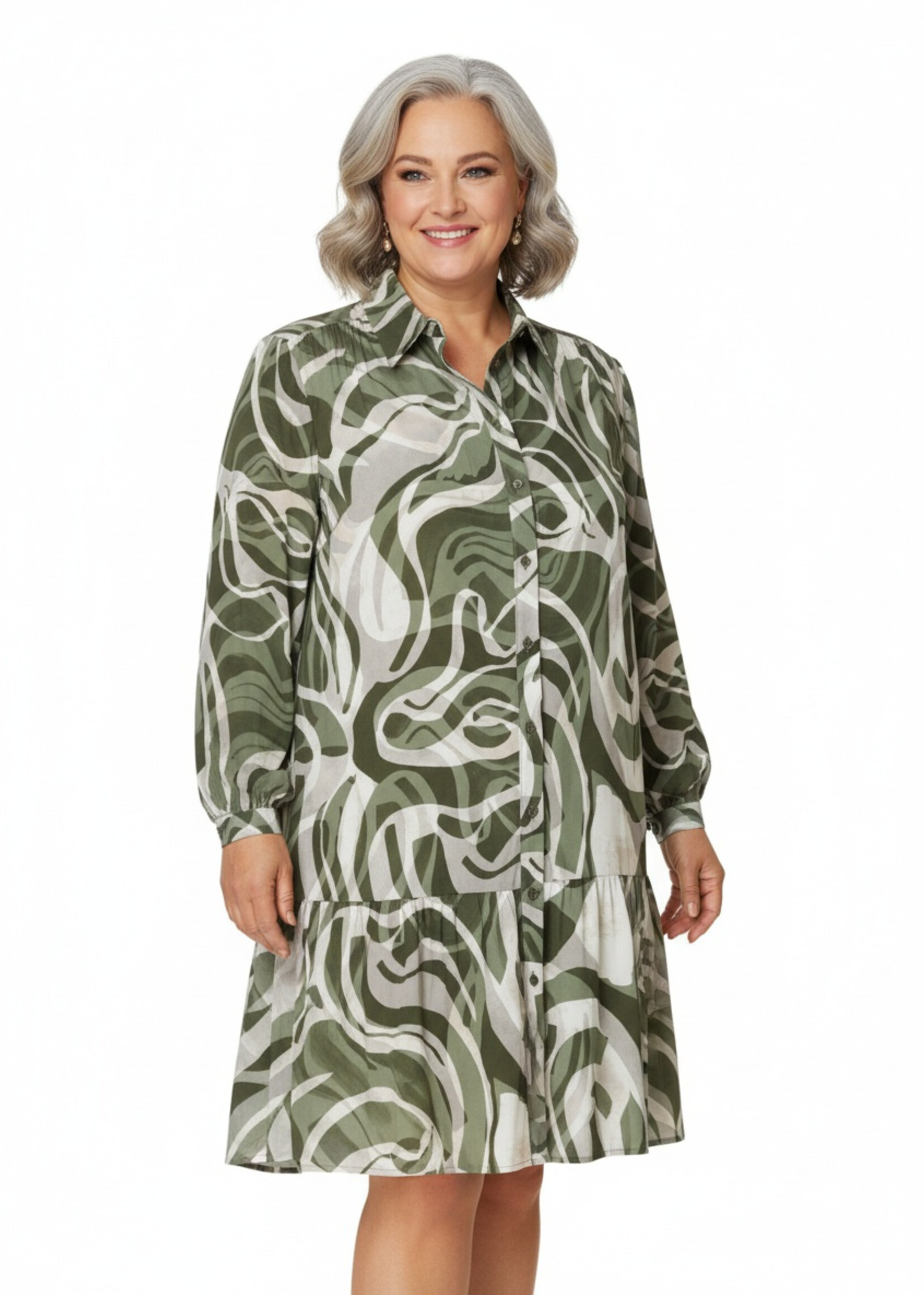 Yest Curve Jurk Gwyneth – modieus, trendy en vrouwelijk(A005789)