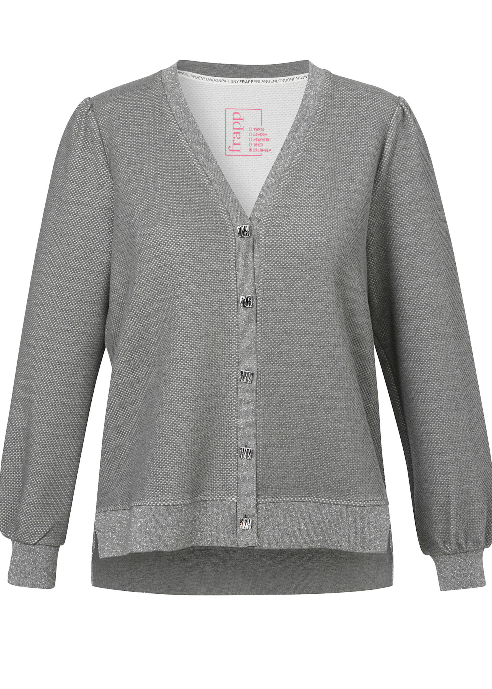 Frapp Frapp vest in grijs – stijlvol en comfortabel