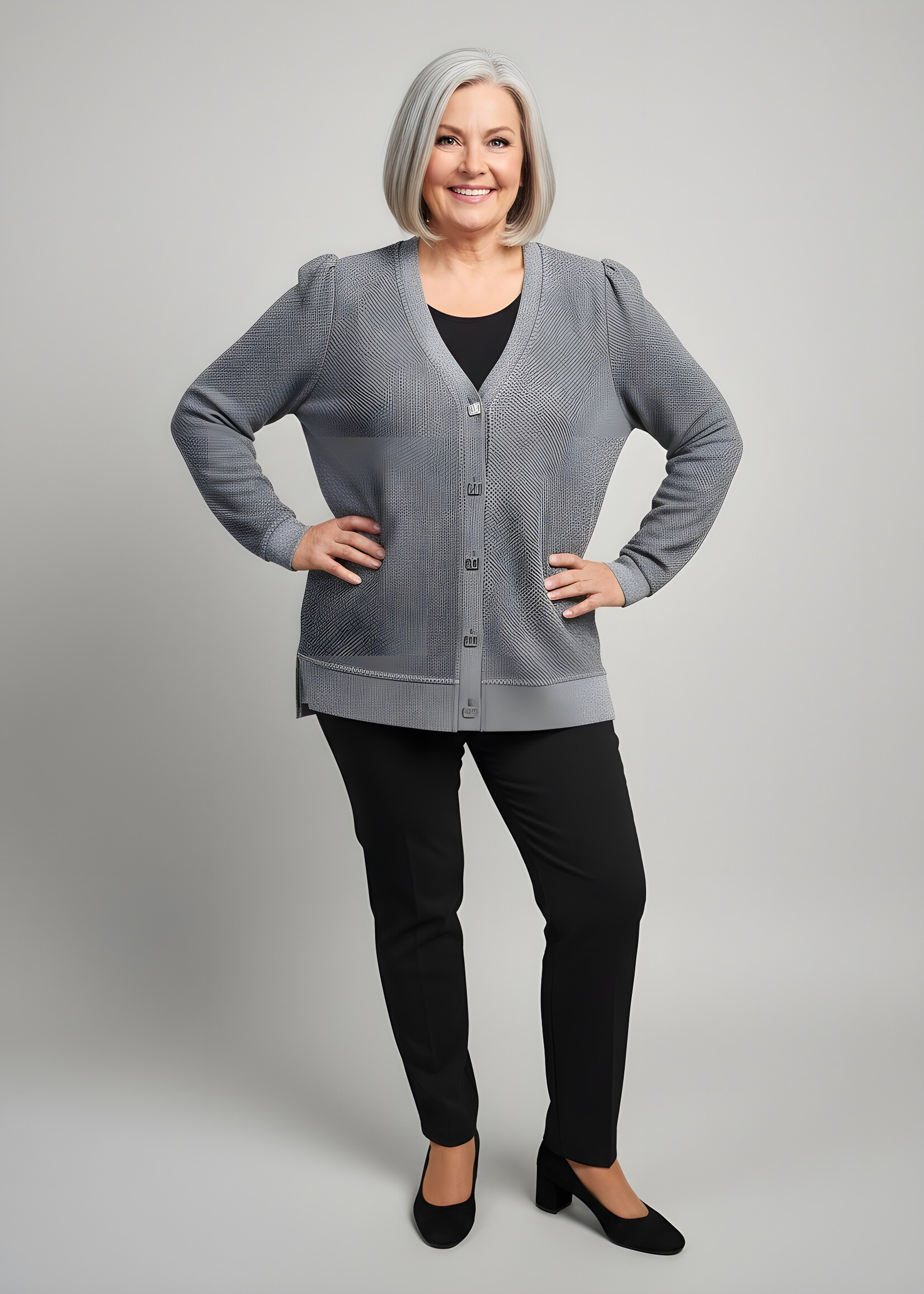 Frapp Frapp vest in grijs – stijlvol en comfortabel