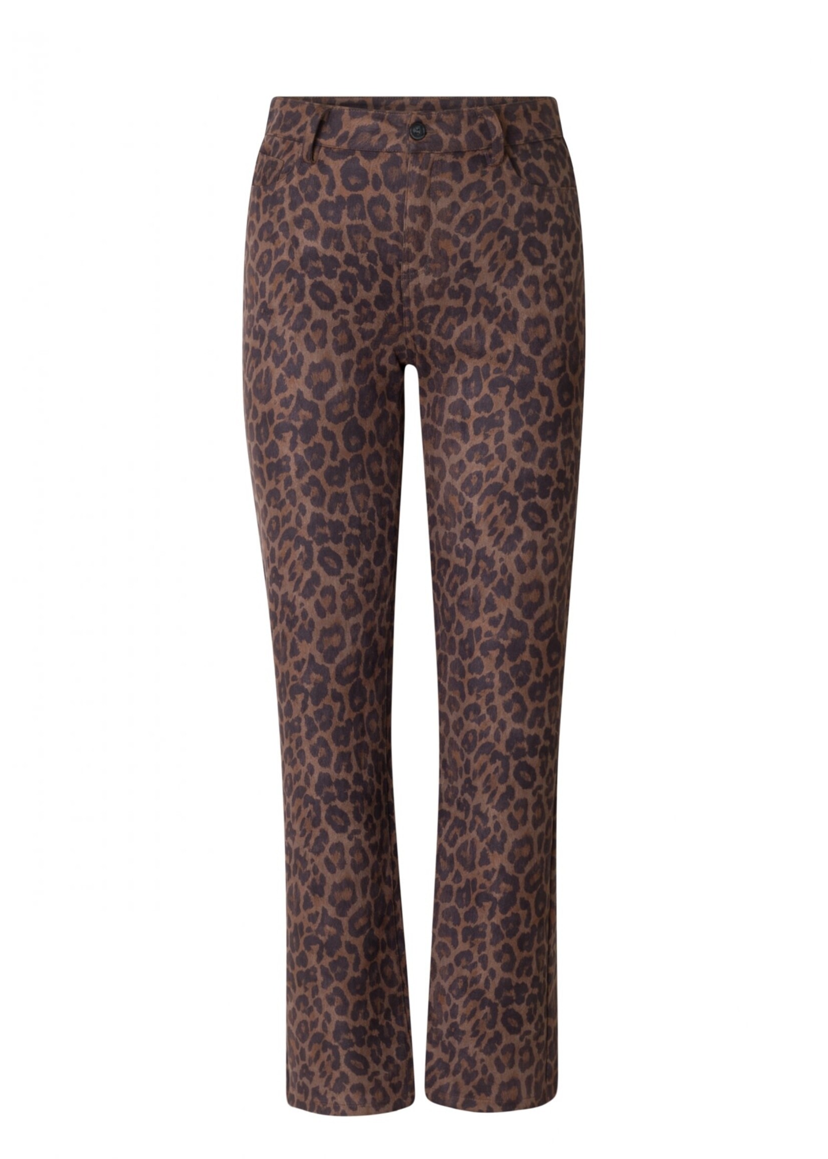 Yest Curve Yest Curve pantalon Gabrielle – subtiele panterprint