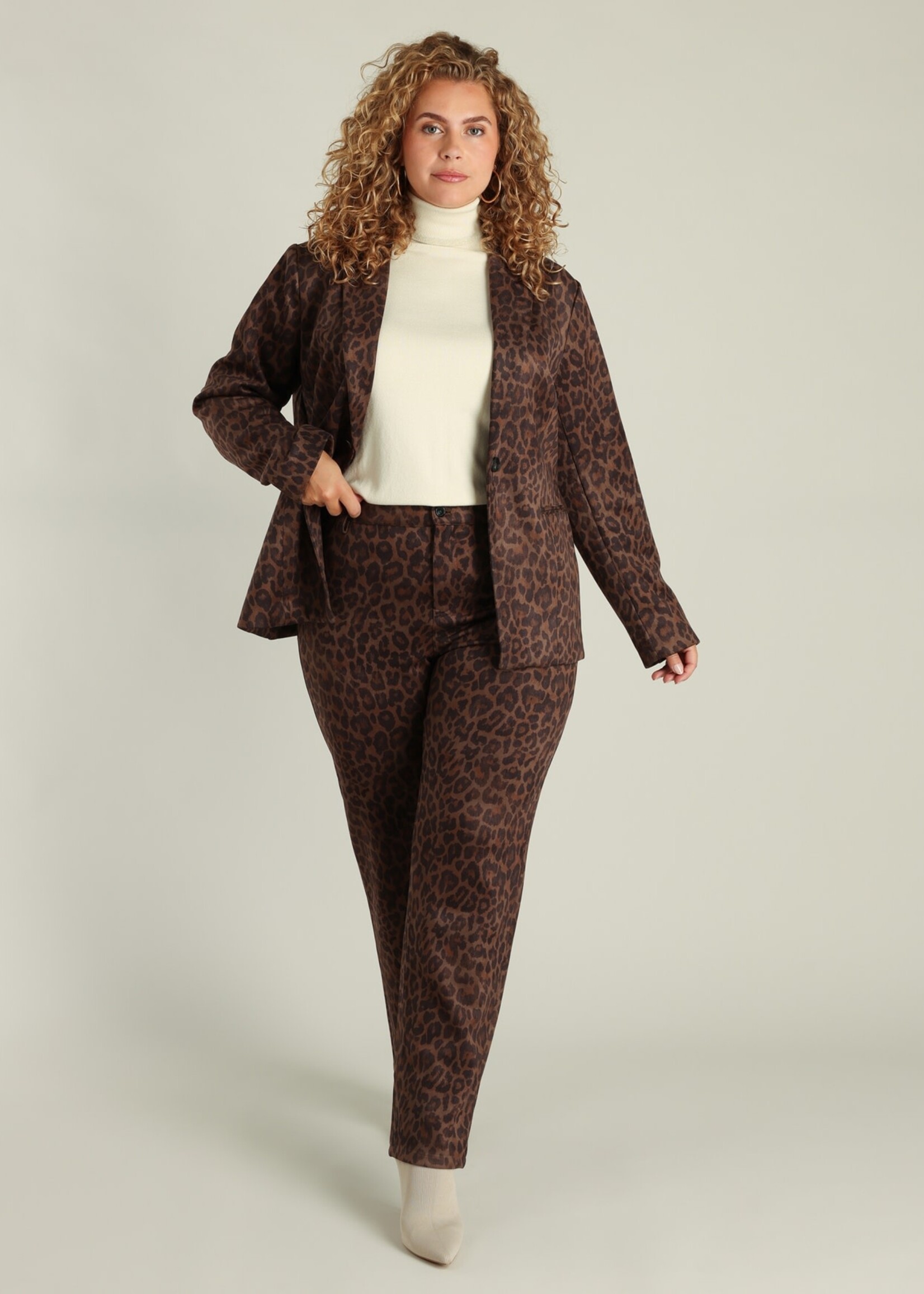 Yest Curve Yest Curve blazer Genevieve – subtiele panterprint (A005805)