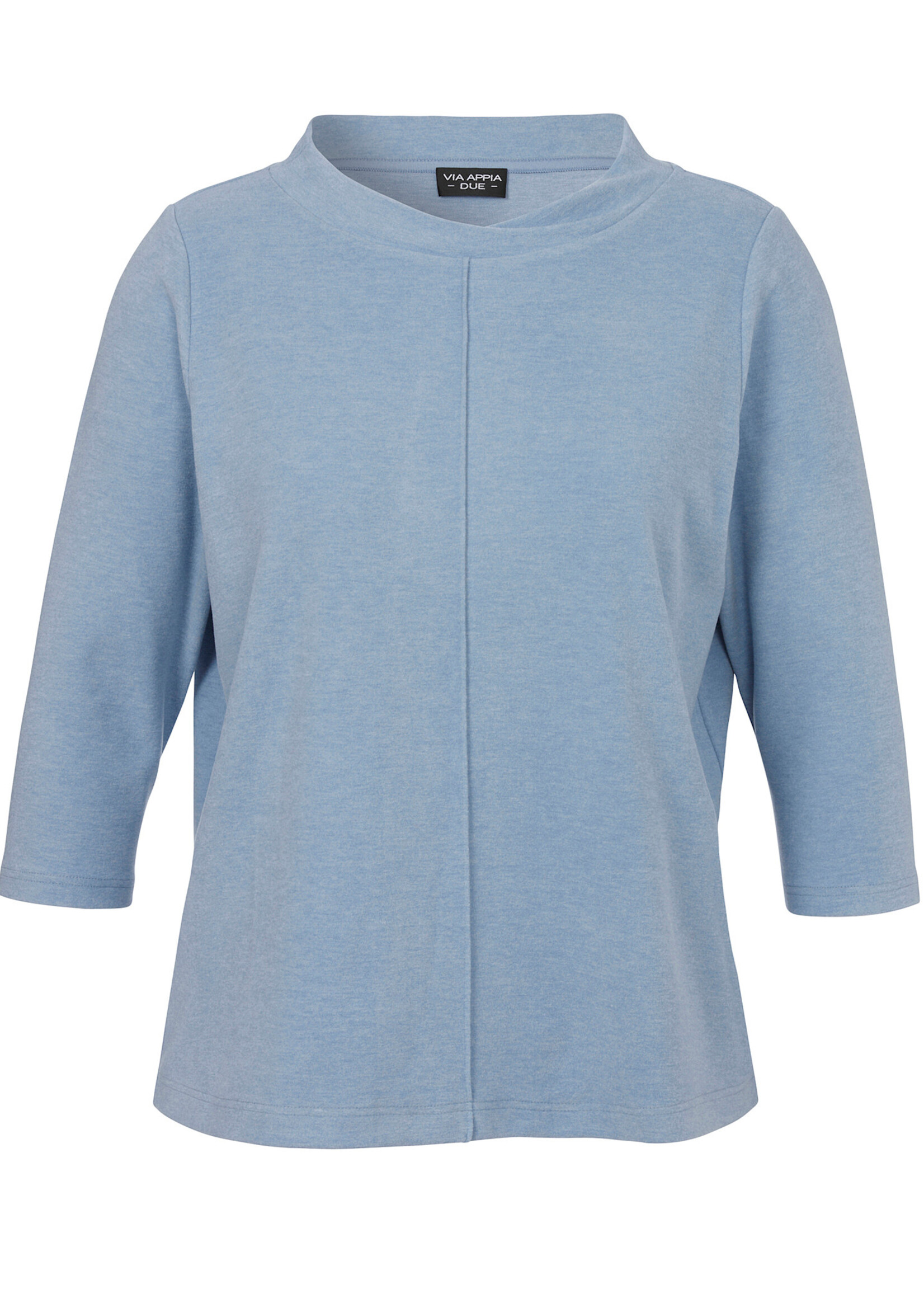 Via Appia Via Appia shirt – zachtblauw met detail aan de hals (2515765)