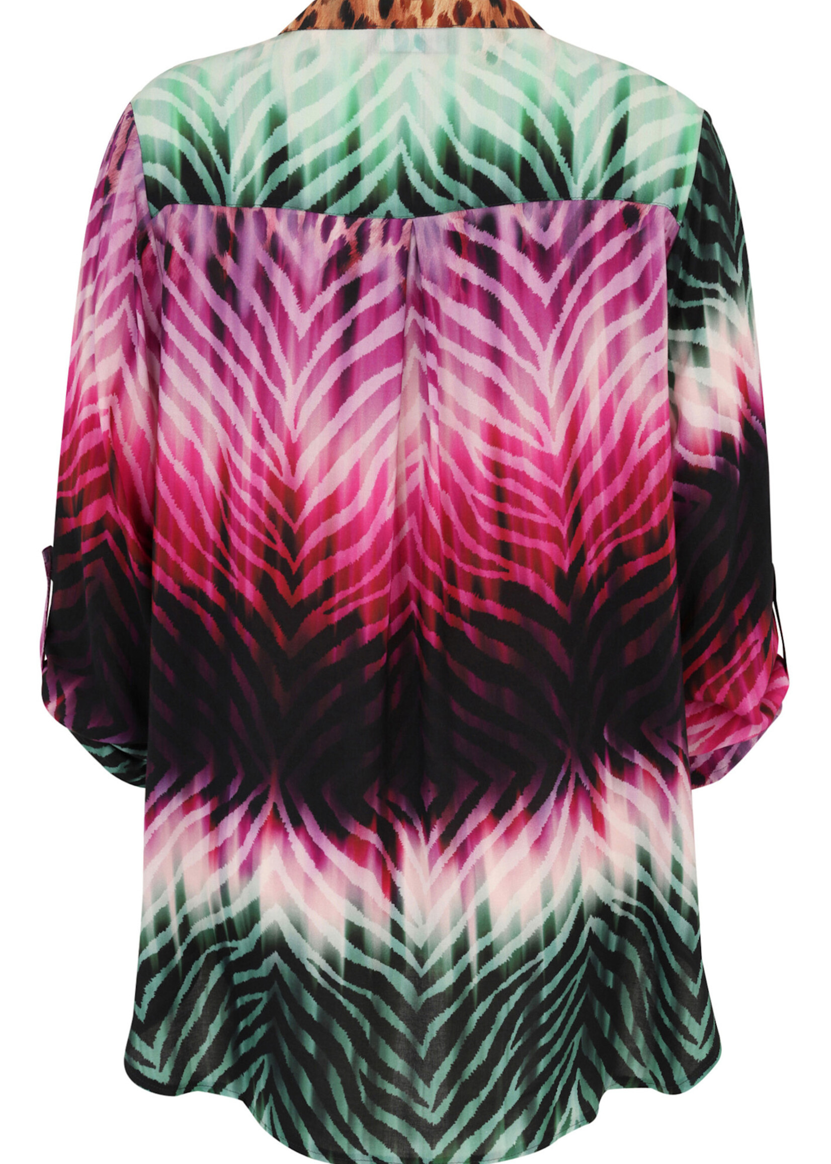 Doris Streich Doris Streich lange blouse – kleurrijke print en moderne pasvorm