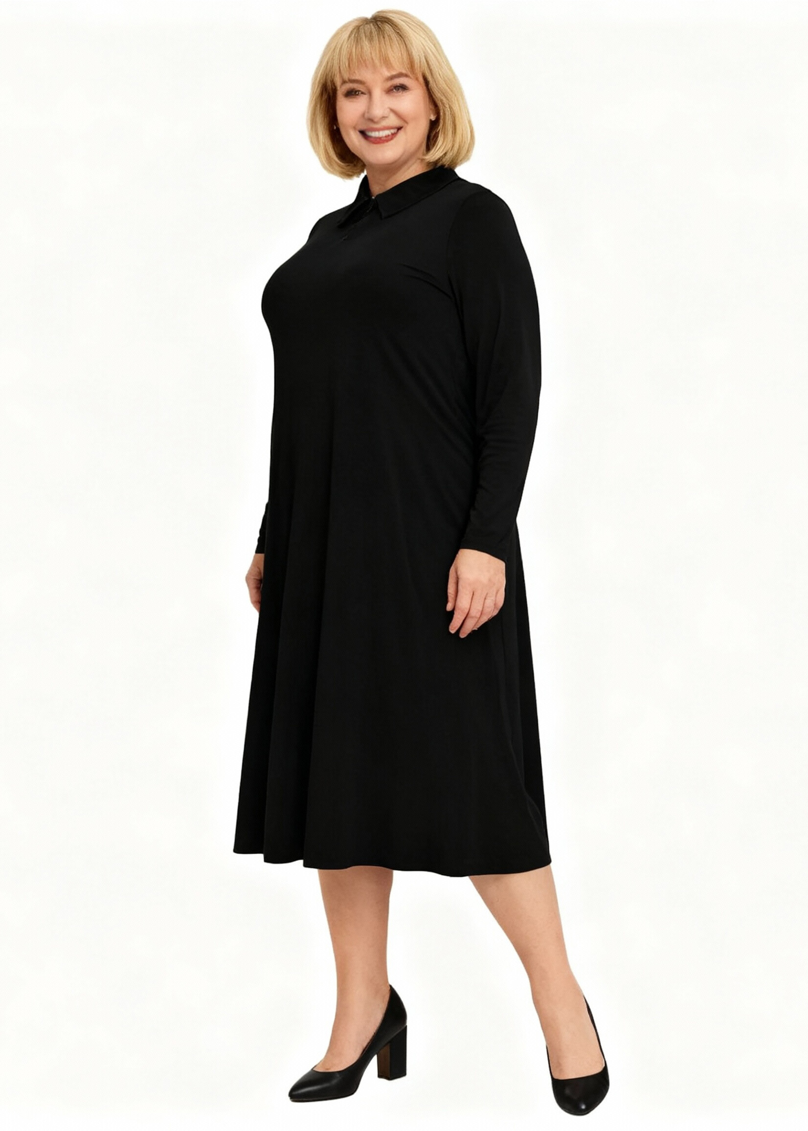 Yoek Yoek Turtle Dress – tijdloze basisjurk met klasse